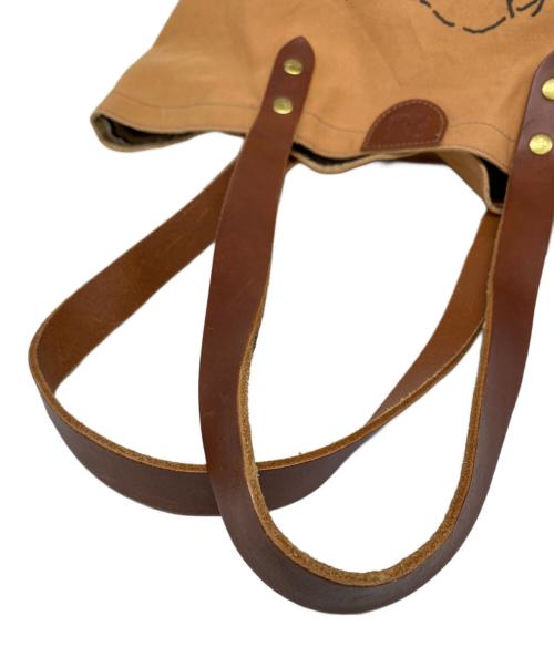 IL BISONTE（イル ビゾンテ）IL BISONTE (イル ビゾンテ) トートバッグ オレンジ×オレンジの古着・服飾アイテム