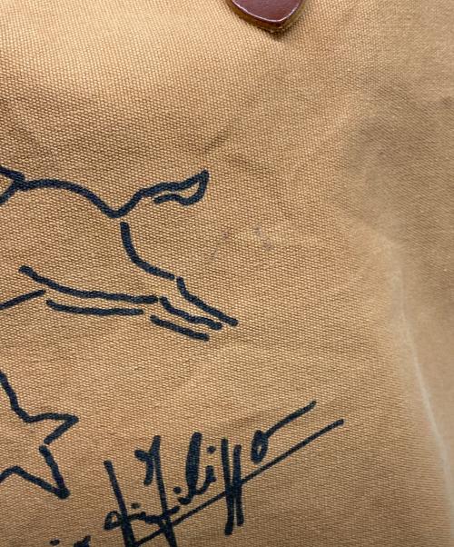 IL BISONTE（イル ビゾンテ）IL BISONTE (イル ビゾンテ) トートバッグ オレンジ×オレンジの古着・服飾アイテム