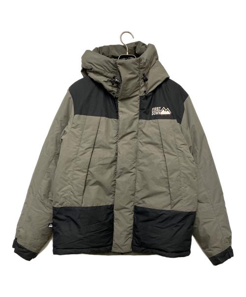 FIRST DOWN（ファーストダウン）FIRST DOWN (ファーストダウン) ダウンジャケット グレー サイズ:XLの古着・服飾アイテム