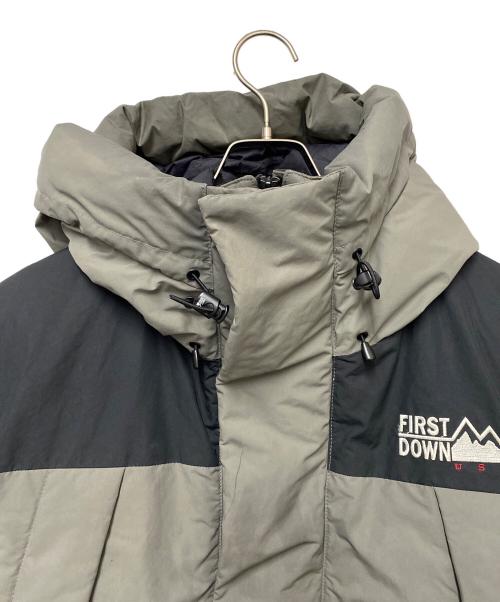 FIRST DOWN（ファーストダウン）FIRST DOWN (ファーストダウン) ダウンジャケット グレー サイズ:XLの古着・服飾アイテム
