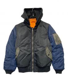 ALPHA（アルファ）の古着「MA-1ジャケット」｜ブラック