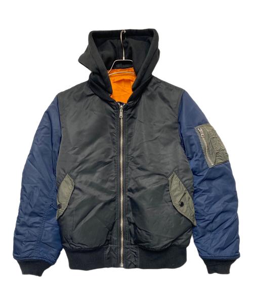 ALPHA（アルファ）ALPHA (アルファ) MA-1ジャケット ブラック サイズ:Sの古着・服飾アイテム