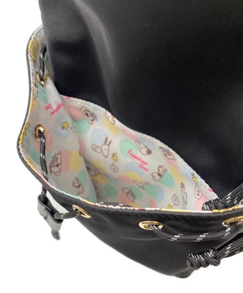 Samantha Thavasa（サマンサタバサ）Samantha Thavasa (サマンサタバサ) PEANUTS (ピーナッツ) ナイロンリュック ブラックの古着・服飾アイテム