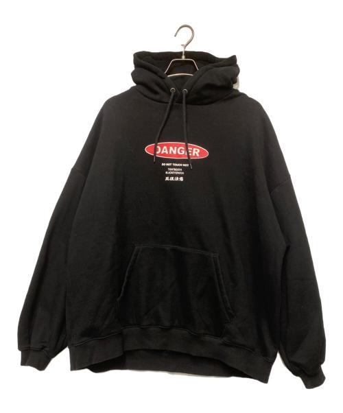 TIGHTBOOTH PRODUCTION（タイトブースプロダクション）TIGHTBOOTH PRODUCTION (タイトブースプロダクション) BlackEyePatch (ブラックアイパッチ) パーカー ブラック サイズ:XLの古着・服飾アイテム
