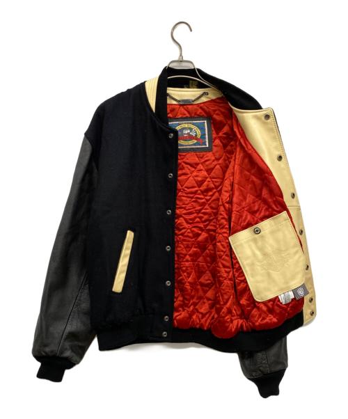 HARLEY-DAVIDSON（ハーレーダビッドソン）HARLEY-DAVIDSON (ハーレーダビッドソン) スタジャン ブラック サイズ:Lの古着・服飾アイテム