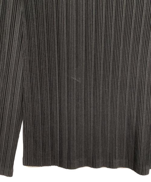 PLEATS PLEASE（プリーツプリーズ）PLEATS PLEASE (プリーツプリーズ) プリーツカットソー ブラック サイズ:3の古着・服飾アイテム