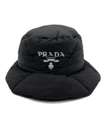 PRADA（プラダ）の古着「ナイロンバケットハット」｜ブラック