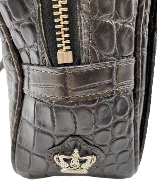 A.D.M.J.（エーディーエムジェイ）A.D.M.J. (エーディーエムジェイ) ハンドバッグ グレーの古着・服飾アイテム