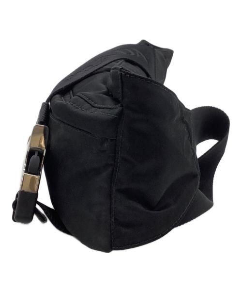 PRADA（プラダ）PRADA (プラダ) ナイロンウエストポーチ ブラックの古着・服飾アイテム