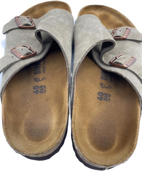 BIRKENSTOCK（ビルケンシュトック）BIRKENSTOCK (ビルケンシュトック) サンダル ブラウン×ベージュ サイズ:26cmの古着・服飾アイテム