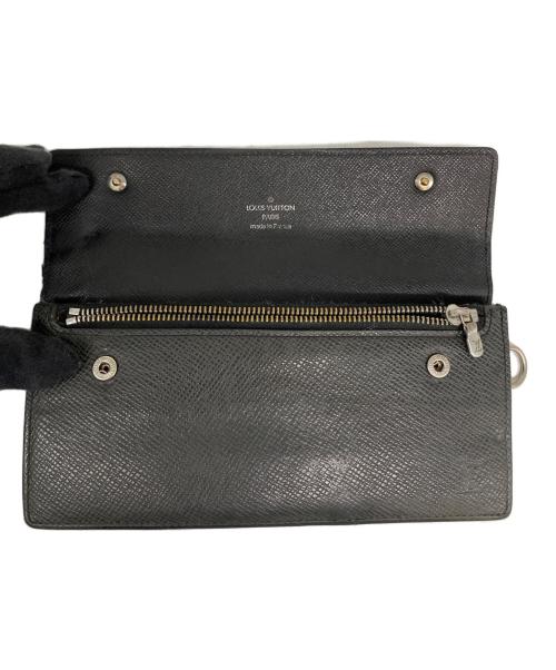 LOUIS VUITTON（ルイ ヴィトン）LOUIS VUITTON (ルイ ヴィトン) 長財布 ブラックの古着・服飾アイテム