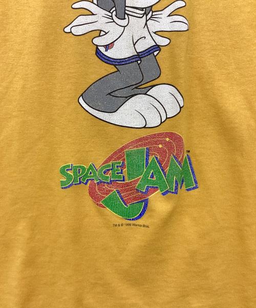 SPACE JAM（スペースジャム）SPACE JAM (スペースジャム) プリントTシャツ イエロー サイズ:Sの古着・服飾アイテム