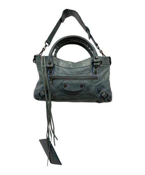 BALENCIAGA（バレンシアガ）BALENCIAGA (バレンシアガ) ハンドバッグ スカイブルーの古着・服飾アイテム