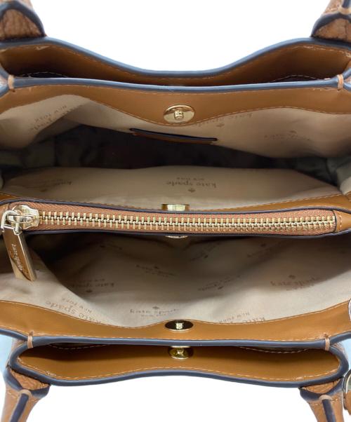 Kate Spade（ケイトスペード）Kate Spade (ケイトスペード) 2WAYショルダーバッグ ブラウンの古着・服飾アイテム