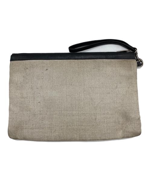 Saint Laurent Paris（サンローランパリ）Saint Laurent Paris (サンローランパリ) クラッチバッグ ベージュの古着・服飾アイテム