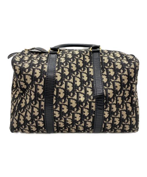 Christian Dior（クリスチャン ディオール）Christian Dior (クリスチャン ディオール) ミニボストンバッグ ブラック×ベージュの古着・服飾アイテム