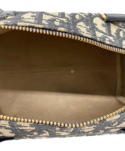 Christian Dior（クリスチャン ディオール）Christian Dior (クリスチャン ディオール) ミニボストンバッグ ブラック×ベージュの古着・服飾アイテム