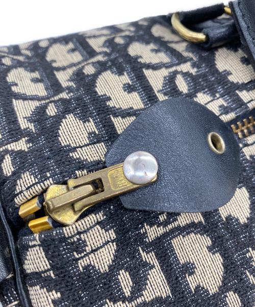 Christian Dior（クリスチャン ディオール）Christian Dior (クリスチャン ディオール) ミニボストンバッグ ブラック×ベージュの古着・服飾アイテム