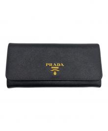 PRADA（プラダ）の古着「長財布」｜ブラック