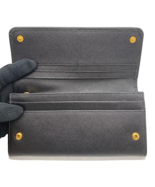 PRADA（プラダ）PRADA (プラダ) 長財布 ブラックの古着・服飾アイテム