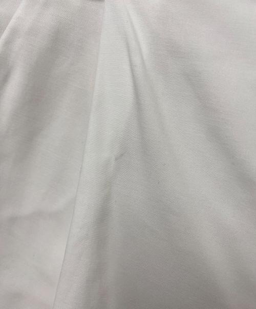 UNITED ARROWS（ユナイテッドアローズ）UNITED ARROWS (ユナイテッドアローズ) C タックワイド クロップドパンツ ホワイト サイズ:36の古着・服飾アイテム