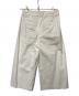 UNITED ARROWS (ユナイテッドアローズ) C タックワイド クロップドパンツ ホワイト サイズ:36：4000円