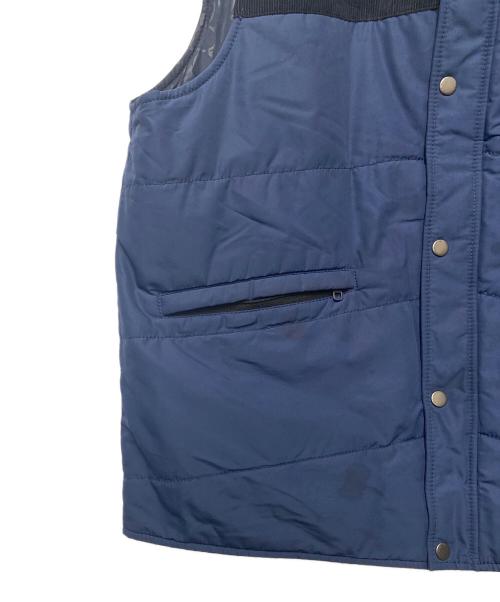 COACH（コーチ）COACH (コーチ) 中綿ベスト ブルー サイズ:XLの古着・服飾アイテム