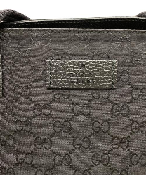 GUCCI（グッチ）GUCCI (グッチ) ナイロントートバッグ ブラックの古着・服飾アイテム