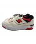 NEW BALANCE (ニューバランス) スニーカー ホワイト×レッド サイズ:27㎝ 未使用品：10000円