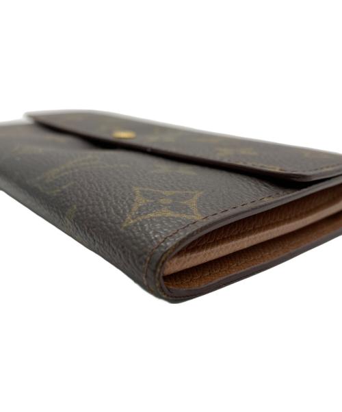 LOUIS VUITTON（ルイ ヴィトン）LOUIS VUITTON (ルイ ヴィトン) 長財布/ポシェット・ポルトモネ クレディ ブラウンの古着・服飾アイテム