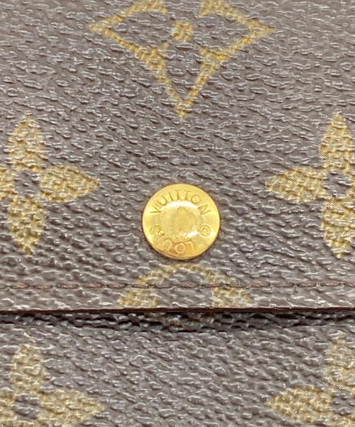 LOUIS VUITTON（ルイ ヴィトン）LOUIS VUITTON (ルイ ヴィトン) 長財布/ポシェット・ポルトモネ クレディ ブラウンの古着・服飾アイテム