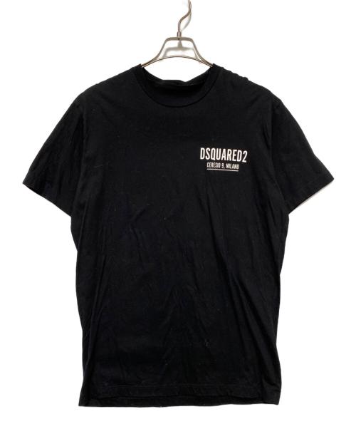 DSQUARED2（ディースクエアード）DSQUARED2 (ディースクエアード) 半袖Tシャツ ブラック サイズ:Lの古着・服飾アイテム