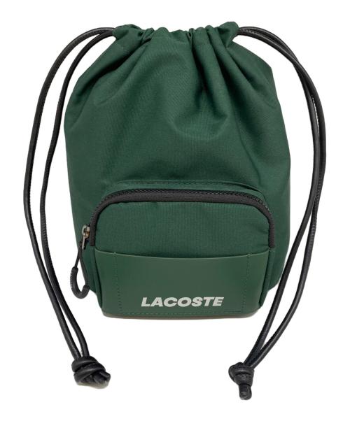 LACOSTE（ラコステ）LACOSTE (ラコステ) 巾着 グリーンの古着・服飾アイテム