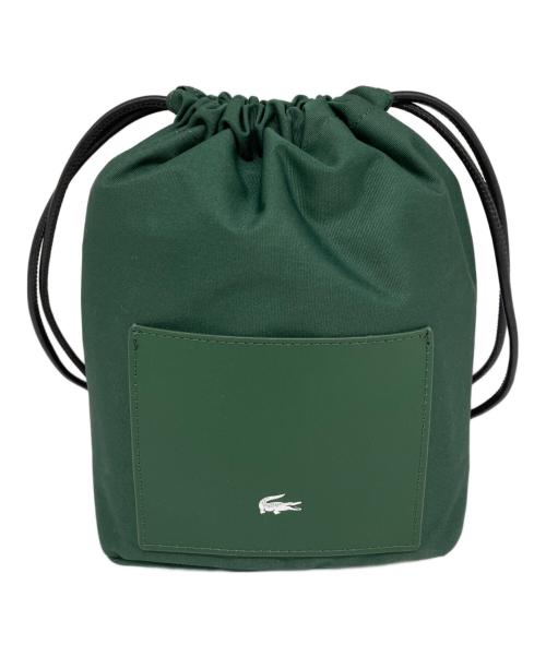 LACOSTE（ラコステ）LACOSTE (ラコステ) 巾着 グリーンの古着・服飾アイテム