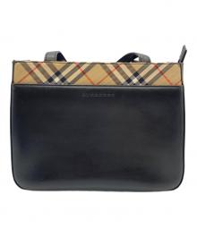 BURBERRY（バーバリー）の古着「ハンドバッグ」｜ブラック
