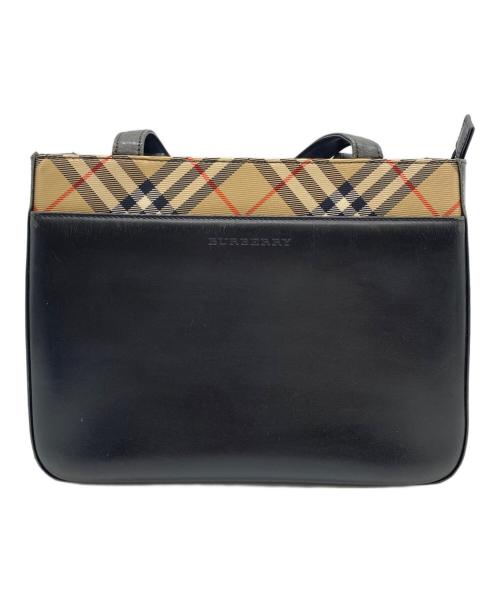 BURBERRY（バーバリー）BURBERRY (バーバリー) ハンドバッグ ブラックの古着・服飾アイテム