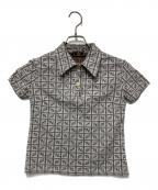 FENDIフェンディ）の古着「ポロシャツ」｜グレー