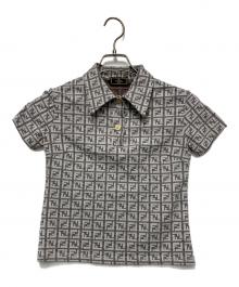 FENDI（フェンディ）の古着「ポロシャツ」｜グレー