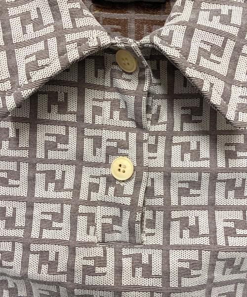 FENDI（フェンディ）FENDI (フェンディ) ポロシャツ グレー サイズ:40の古着・服飾アイテム