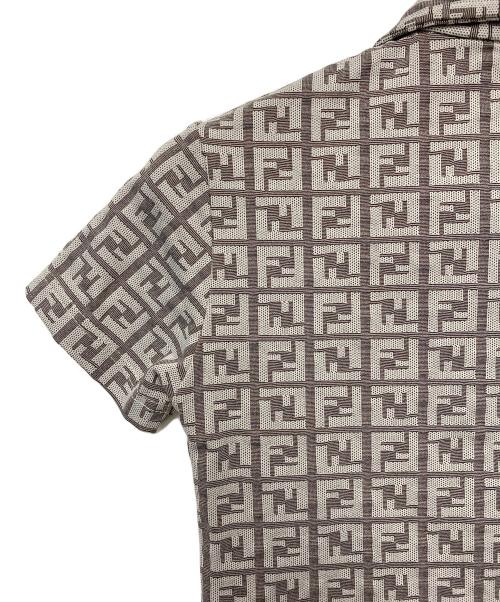 FENDI（フェンディ）FENDI (フェンディ) ポロシャツ グレー サイズ:40の古着・服飾アイテム