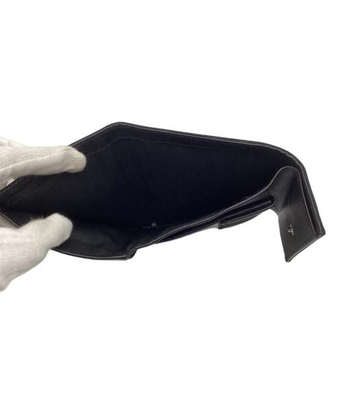 PRADA（プラダ）PRADA (プラダ) 2つ折り財布 ブラックの古着・服飾アイテム