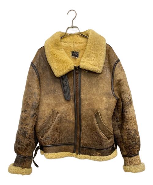 AVIREX（アヴィレックス）AVIREX (アヴィレックス) フライトジャケット ベージュ サイズ:42の古着・服飾アイテム