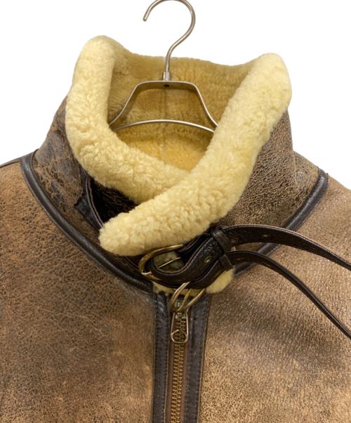 AVIREX（アヴィレックス）AVIREX (アヴィレックス) フライトジャケット ベージュ サイズ:42の古着・服飾アイテム