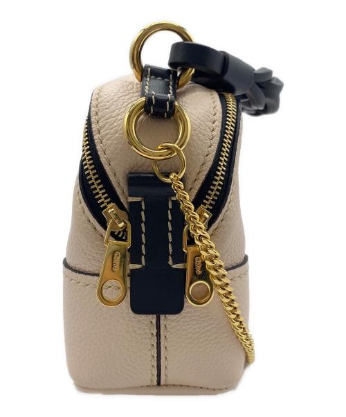 Chloe（クロエ）Chloe (クロエ) チェーンショルダーバッグ ベージュの古着・服飾アイテム