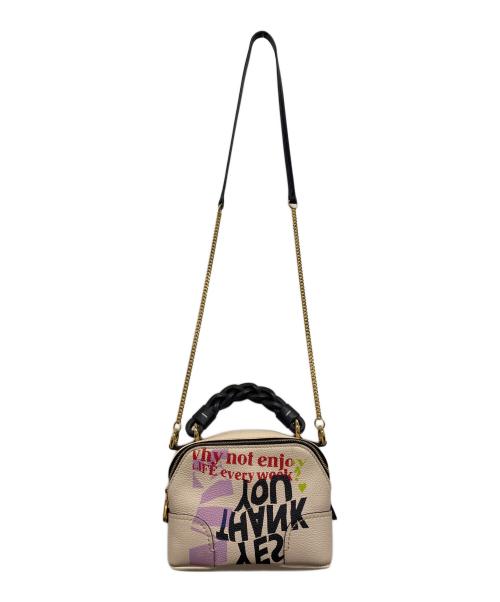 Chloe（クロエ）Chloe (クロエ) チェーンショルダーバッグ ベージュの古着・服飾アイテム