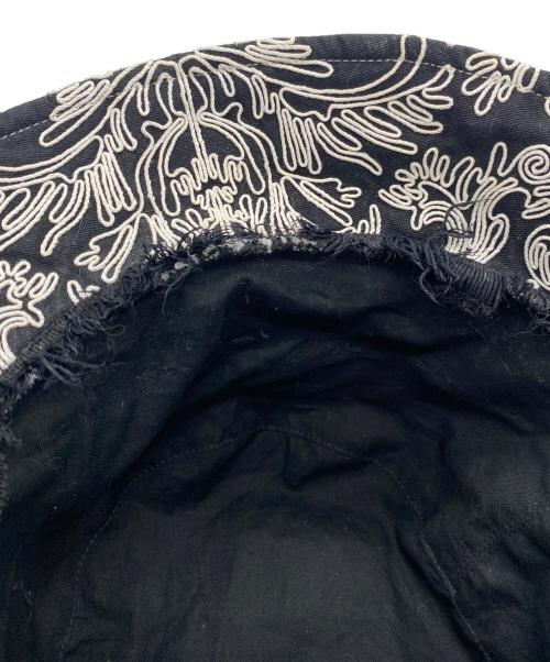 Christian Dior（クリスチャン ディオール）Christian Dior (クリスチャン ディオール) エンブロリーバケット ホワイト×ブラックの古着・服飾アイテム