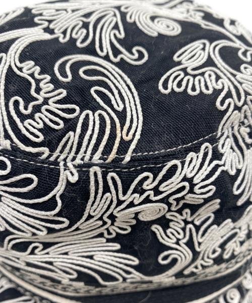 Christian Dior（クリスチャン ディオール）Christian Dior (クリスチャン ディオール) エンブロリーバケット ホワイト×ブラックの古着・服飾アイテム