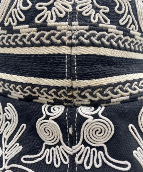 Christian Dior（クリスチャン ディオール）Christian Dior (クリスチャン ディオール) エンブロリーバケット ホワイト×ブラックの古着・服飾アイテム