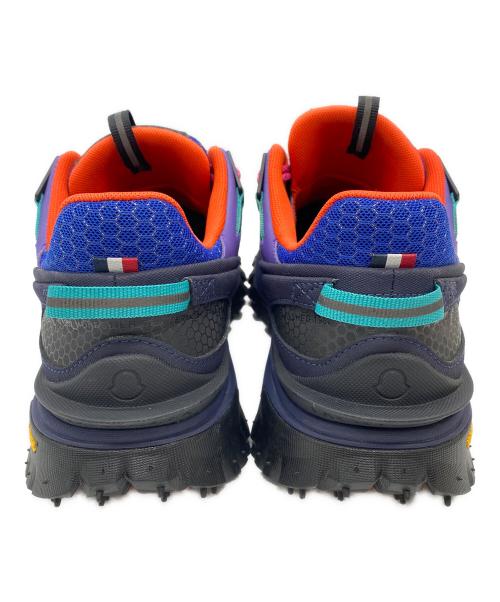 MONCLER（モンクレール）MONCLER (モンクレール) スニーカー ブラック×パープル サイズ:26.5cmの古着・服飾アイテム