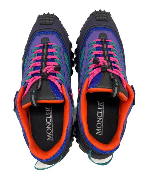 MONCLER（モンクレール）MONCLER (モンクレール) スニーカー ブラック×パープル サイズ:26.5cmの古着・服飾アイテム